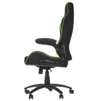 купить Игровое кресло Sharkoon Elbrus 1 Black/Green <Ткань, Газлифт 4, Откидной подлокотник> в Алматы фото 2