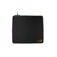 купить Коврик для компьютерной мыши, Genius, GX-Pad 500S RGB, 450*400*3 мм, Резиновая основа, Тканевая поверхность, Склеивание, Гладкая поверхность, Чёрный в Алматы фото 2