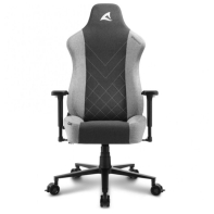 купить Игровое кресло Sharkoon Skiller SGS30 Fabric Grey v2 <Ткань, Газлифт 4, подлокотник 3D> в Алматы фото 2