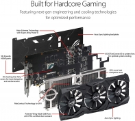 купить Видеокарта ASUS AMD Radeon RX 580 8Gb 256bit GDDR5 DVI HDMI DP HDCP ROG-STRIX-RX580-O8G-Gaming в Алматы фото 3