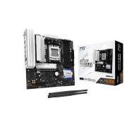 купить Материнская плата ASRock A620AM PRO RS WIFI AM5 4xDDR5 2xSATA3 RAID 3xM.2 Type-C HDMI DP WiFi6E mATX в Алматы фото 3
