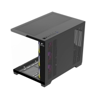 купить Корпус Wintek Bastion 925-B TG, ATX, USB 1*3.0/2*2.0, 4*12cm ARGB PWM (контр.   пульт д/у), чёрный в Алматы фото 3