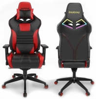 купить Игровое кресло GAMDIAS ACHILLES E1 L BR <RED, спинка:86см, наклон: 150, нагрузка: до 200кг> v2 в Алматы фото 2