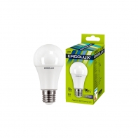 купить Эл. лампа светодиодная, Ergolux, LED-A60-12W-E27-6K, Мощность 12Вт, Тип колбы A60, Цвет. температура 6500К, Цоколь E27, Дневной в Алматы фото 1