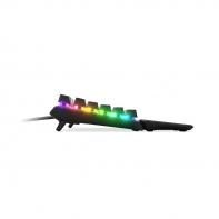 купить Клавиатура, Steelseries, Apex Pro UK, 64634/64626 Игровая, Механические клавиши OmniPoint, USB, Подсветка RGB, Размер: 160*370*35 мм., Анг/Рус, Чёрный в Алматы фото 3