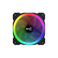 купить Кулер для компьютерного корпуса, AeroCool, Orbit, 120мм, RGB, 1200±10%об.мин, 3pin, Габариты 120х120х25мм, Серый в Алматы фото 1