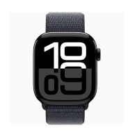 Купить Смарт часы APPLE Series 10 GPS 42mm Jet Black Aluminium Case with Black Sport Band - M/L (MWWF3QI/A) Алматы