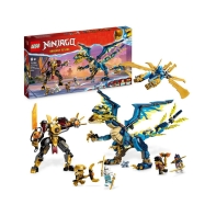 Купить Конструктор LEGO Ninjago Стихийный дракон против робота Императрицы Алматы