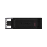 купить Флэш-накопитель Kingston 256Gb USB-C 3.2 Data Traveler 70 (Black) в Алматы фото 1