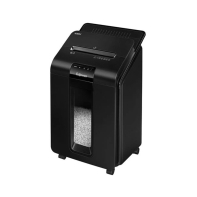 Купить Шредер Fellowes® AutoMax® 100M, минирезка, DIN P-4, 4х10 мм,автоподача 100 лст., 23 лтр., автореверc Алматы
