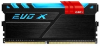 купить Оперативная память с RGB подсветкой GEIL EVO X SERIES Kit 16GB (2x8GB) GEIL DDR4 PC4-19200 2400MHz D4 EVO X GEX416GB2400C16DC. Память с функцией подсветки предназначена для моддинга геймерских ПК! Совместима  и протестирована с мат. платами с поддерж в Алматы фото 1