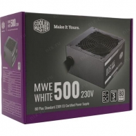 купить Блок питания CoolerMaster MasterWatt Lite 500W Вентилятор 12 см, 80PLUS, MPE-5001-ACABW в Алматы фото 2