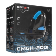 купить Гарнитура игровая CROWN CMGH-2001 Black&blue в Алматы фото 3