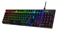 купить Клавиатура, HyperX, HX-KB6RDX-RU, Alloy Origins, Игровая, Механическая, USB, Подсветка RGB, Размер: 175,31*443,2*35,68 мм., Анг/Рус, Чёрный, Цветная коробка в Алматы фото 3