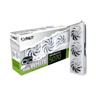 купить PALIT GeForce RTX 5070 White OC 12GB GDDR7 192 bit, 1x HDMI 2.1b, 3x DP 2.1b, 3 Fan, 1x 16-pin pwr connector, 650W, board size 291.9 x 116.6 x 41.3 mm, NE75070U19K9-GB2050W в Алматы фото 3
