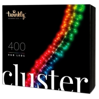 купить Гирлянда Twinkly Cluster RGB 400, 6 meter long, Gen II, IP44, black wire в Алматы фото 2