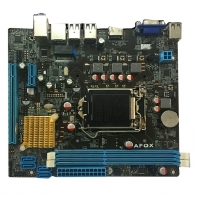 купить Сист.плата Intel 1155 IH61-MA5: Intel H61 AFOX 2DDR3 4SATA VGA HDMI microATX  в Алматы фото 1
