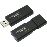 купить USB Флеш 64GB 3.0 Kingston DT100G3/64GB черный в Алматы фото 1