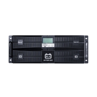 купить UPS SVC RT-6KL-LCD, 6000VA, 5400W, 16x12V/7Ah, 3 розетки IEC320 C19,AVR 110-288V, USB, RS-232, Black в Алматы фото 1