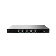 Купить Grandstream GWN7813, Layer 3 Managed Network Switch, 24x GbE RJ45, 4x SFP+, stackable, optional redundant PSU Алматы