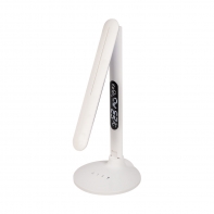 купить Настольная лампа, Deluxe, Lumi DLTL-301W-10W, 10Вт, 27 диодов, Календарь, Часы, Будильник, USB выход, 5 Степеней яркости, 3 Режима световой температуры, ABS Пластик, Белый в Алматы фото 2