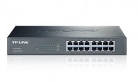 купить Коммутатор GbE 16-портовый Tp-Link TL-SG1016D 16-port Gigabit Switch, стоечный, металический корпус в Алматы фото 1