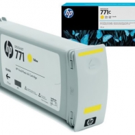 купить Картридж, HP (оригинал), B6Y10A, №771С, Жёлтый, Для принтеров HP DesignJet Z6200/Z6600/Z6800, 775 мл. в Алматы фото 1
