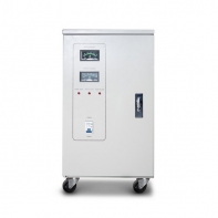 купить Стабилизатор (AVR), SVC, 15KVA, Мощность 15кВА/12кВт, Индикация режимов работы, Диапазон работы AVR: 140-260В, Клеммная колодка, Бежевый в Алматы фото 1