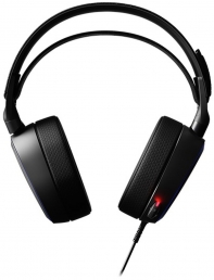 купить Наушники, Steelseries, Arctis Pro 61486, Игровая гарнитура, Микрофон выдвижной гибкий, Пульт управления, Динамики 40 мм, 3.5 Mini Jack   адаптер 3.5 Mini Jack для смартфона, Чёрный в Алматы фото 2