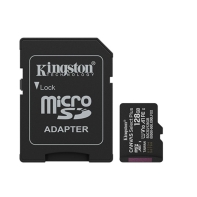 Купить Карта памяти Micro SDXC 128GB Kingston Canvas Select Plus, Class 10 UHS-I U1 V10 A1, 150 Мб, адаптер SDCS3/128GB в Алматы