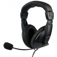 купить Наушники с микрофоном Oklick HS-M137V черный 1.8м мониторные в Алматы фото 1
