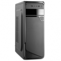 купить Корпус Wintek K1008,1*5,25(Ext) 2*3,5 2*2,5 7слот VGA345мм CPU160мм Сталь0,45мм (Передняя панель: 2xUSB2.0 / наушники + микрофон (HD)) в Алматы фото 1
