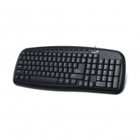 купить Клавиатура, Genius, KB-M225 C, USB, Чёрный в Алматы фото 2