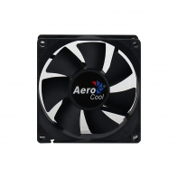 купить Кулер для компьютерного корпуса, AeroCool, DARK FORCE Black, 120мм, 1200±10%об.мин, 3pin/4pin, Габариты 120х120х25мм, Чёрный в Алматы фото 1