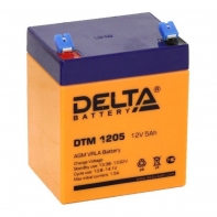 купить Свинцово-кислотный аккумулятор DELTA серии DTM 1205 Напряжение 12В, Емкость 5Ач, AGM, 70x101x101(107) мм, 1.8кг. в Алматы фото 1