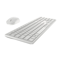 купить Клавиатура Dell Pro Keyboard and Mouse - KM5221W - Russian (QWERTY) - White (580-AKFB) в Алматы фото 3