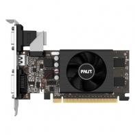 купить Видеокарта PALIT GT710 1Gb GDDR5 64 bit VGA DVI HDMI PA-GT710-1GD5 (NE5T7100HD06-2081F) OEM в Алматы фото 1