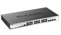 купить Управляемый коммутатор DGS-1210-28X D-Link 2 уровня с 24 портами 10/100/1000Base-T и 4 портами 10GBase-X SFP+ в Алматы фото 2