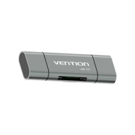 купить Картридер Vention USB 3.0, Multi-Function card reader, Gray, Metal type в Алматы фото 1