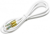 купить Кабель аудио Cablexpert CCA-3.5MM-1W, джек3.5 / джек3.5, белый 1м в Алматы фото 1