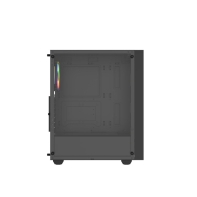 купить Корпус Wintek Apollo 802-B-M TG, ATX/Micro ATX, USB 1*3.0/2*2.0, HD Mic, 4*12cm ARGB (контр.   пульт д/у), чёрный в Алматы фото 2