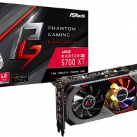 купить Видеокарта AsRock RADEON RX 5700XT Phantom Gaming D 8G OC, 8GB 256-bit GDDR6, 3xDisplayPort, 1xHDMI, PCI Express 4.0, RX5700XT PGD 8GO в Алматы фото 1
