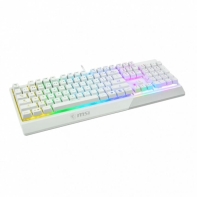 купить Игровая Клавиатура MSI Vigor GK30 WHITE RU, 106 клавиш, RGB SHOW,  кабель 1,8м, USB2.0 в Алматы фото 2
