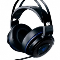 купить Гарнитура, Razer, Thresher - PS4, RZ04-02580100-R3G1, Беспроводная, Игровая гарнитура, Микрофон выдвижной гибкий, Динамики 50 мм, 7.1 Surround Sound, Беспроводной USB адаптер 2,4 ГГц, Чёрный в Алматы фото 1