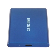 купить Внешний SSD  500Gb Samsung T7 USB 3.2 Gen.2 (10 Гбит/c)  AES 256, Синий, MU-PC500H/WW в Алматы фото 2