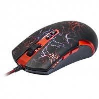 купить Мышь проводная игровая оптическая Redragon Lavawolf (черный) USB, 7кнопок, 100 - 3500 dpi, Ресурс кнопок - 5 млн нажатий. Функция FIRE для шутеров. 2 программируемые кнопки под большим пальцем позволяют настроить мышь под потребности игрока. Текстурн в Алматы фото 1