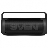 купить Колонки SVEN PS-250BL, black (10W, Bluetooth, FM, USB, microSD, handle, 2200mA*h) в Алматы фото 2