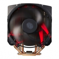 купить Вентилятор для CPU CoolerMaster MASTERAIR MAKER 8, 4 pin (PWM), 8-24 dBA, 600-1800 RPM, 250W, LGA2011-v3/2011/2066/1366/ 1156/1151/1155/1150/775/ AM4/AM3+/AM3/AM2+/FM2+/FM2/FM1, Динамический подшипник, Паровая камера 3D, 8 тепловых трубок, Алюминиевы в Алматы фото 2