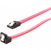 купить Кабель интерфейсный SATA Cablexpert CC-SATAM-DATA90-0.8M, 80см, угловой разъем, 7pin/7pin, защелка,  в Алматы фото 2