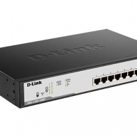 купить Настраиваемый коммутатор серии EasySmart DGS-1100-10MP, оснащенный 8 портами 10/100/1000Base-T с поддержкой PoE и 2 портами 1000Base-X SFP в Алматы фото 1
